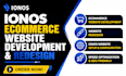 design ionos ecommerce website development redesign ionos business website