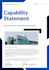 design a corporate capability statement or rfp bid proposal