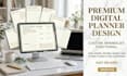 hyperlinked planner editable planner etsy digital planner printable planner