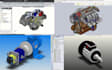 create 3d mechanical parts cad model assembly down design in PTC creo parametric