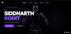 create a modern animated landing page with gsap and spline