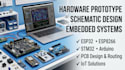 make hardware prototype schematic design esp32 esp8266 stm32 arduino
