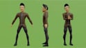 create low poly character modeling, rigging, animation and game assests