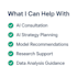 do basic machine learning projects