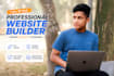 create a professional modern vibefull website