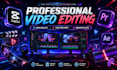 do professional video editing with cinematic effects