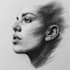 sketch handmade charcoal pencil drawing