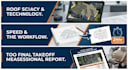 provide  roof scope takeoff measurements report