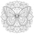 create mandala art coloring book pages as PDF