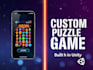 develop professionally designed unity puzzle games