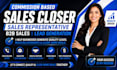 commission based sales closer sales representative b2b sales lead generation