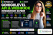 do gohighlevel API integration rest webhook for snapshot contact information