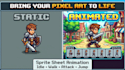 create sprite sheet animations and animated sprites