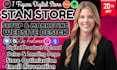 setup stan store digital store,stan store website design,stan store automation