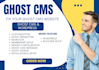 build, customize, migrate and optimize ghost cms blog, newsletter website