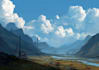 create an sci fi art, concept art, sci fi art illustration