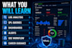 teach splunk siem from beginner to soc analyst level