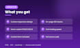 design and code a fast responsive landing page in HTML CSS javascript