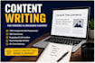 do SEO article writing, content writing and blog post
