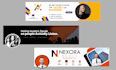 create eye catnching linkdin, facebook, twitter, and youtube covers