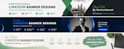 design professional linkedin banner, cover or posts
