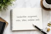 do handwriting assignment job