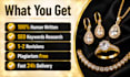 write jewelry product descriptions for ecommerce