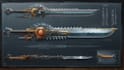 design unique weapons illustrations