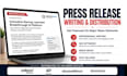 write music press release publish press release distribution PR on 600 plus site