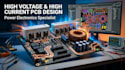 design high voltage and high current pcb for power electronics