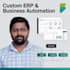 develop custom erp system and business automation software