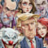 do a political cartoon art