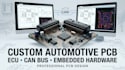 design multilayer automotive pcb, ecu, can bus and circuit board