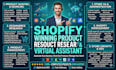 do shopify winning product research and virtual assistant