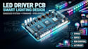 design led driver pcb, led lighting electronics, embedded systems and firmware