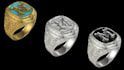 create custom monogram signet ring cad models and 3d stl printable files