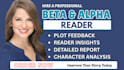 beta read critique, beta reader fantasy, romance beta reader and alpha reader