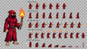 do pixel art animation pixel sprite sheet pixel tileset  game art sprite sheet