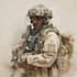 draw military themed illustrations