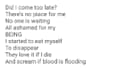 write deep emo rap lyrics in juice wrld or lil peep style