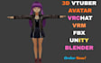 do 3d vtuber avatar vrm model  live2d vseeface vrchat animaze rigging tracking