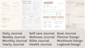 do custom journal design, planner, workbook, journal formating canva book format