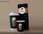 do premium coffee label, packaging, paper cup, sticker design