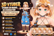 3d vtuber vtuber 3d model 3d character vroid vrchat vtuber model vtuber rigging