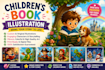 create custom children book illustrations and storybook art