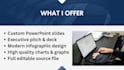 design a professional business presentation or powerpoint pitch deck