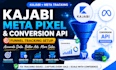 setup facebook kajabi meta pixel and conversion tracking capi funnel tracking