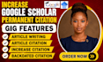 backdate, write and publish articles increase google scholar citation, h index