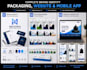 create a complete brand identity,   website, and mobile app