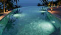 design premium infinity pool and luxury outdoor living space